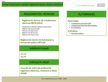 Tablet Screenshot of portalelectricos.com